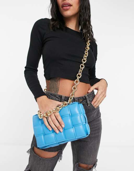 EGO, Bags, Ego X Molly Mae White Shoulder Bag With Chunky Chain Straps