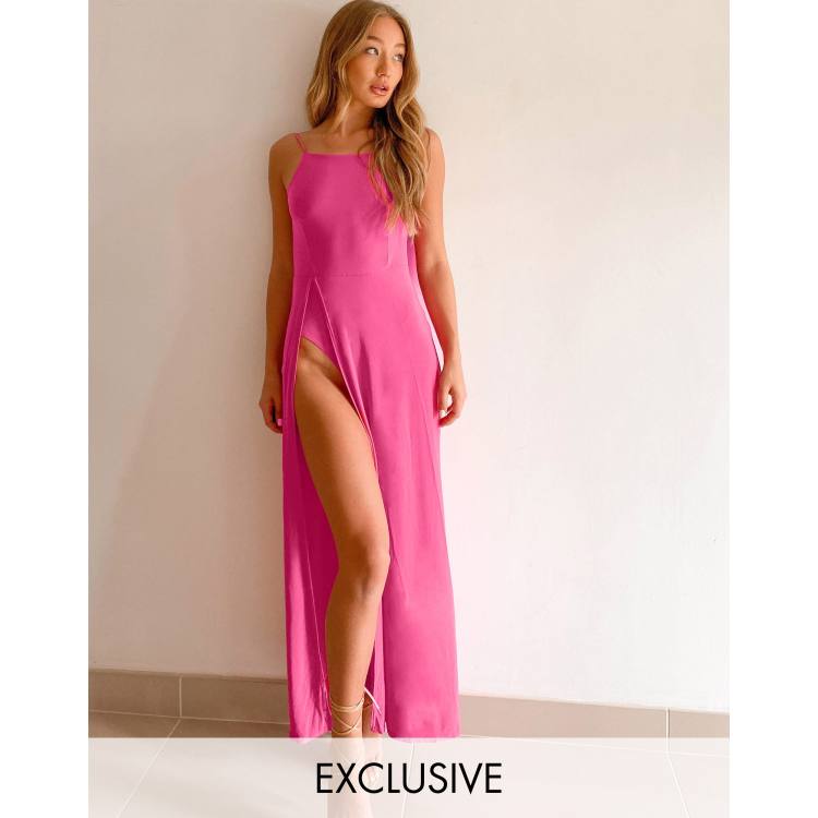 Asos ultimate cami shop thigh split maxi dress