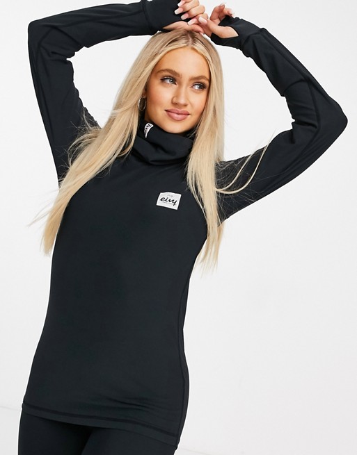 Eivy Icecold gaiter base layer top in black