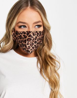 Eivy Shield face mask in leopard print