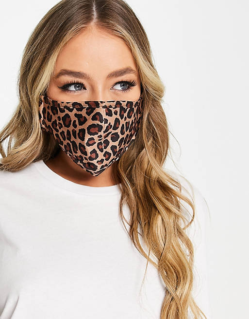 Eivy Shield face mask in leopard print 