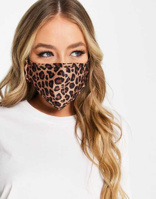 Eivy - Shield - Stofmundbind i leopardprint 