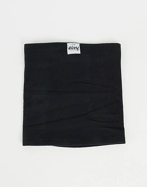 Sportswear Eivy Tubular fleece snood in black 