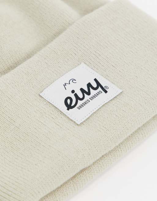 Eivy Watcher beanie in cream, 3 of 4