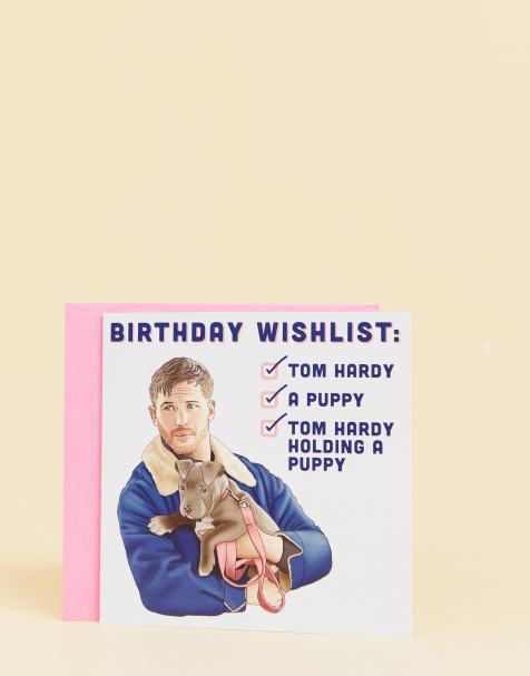 Эксклюзивная поздравительная открытка с надписью "birthday wishlist" WACTT