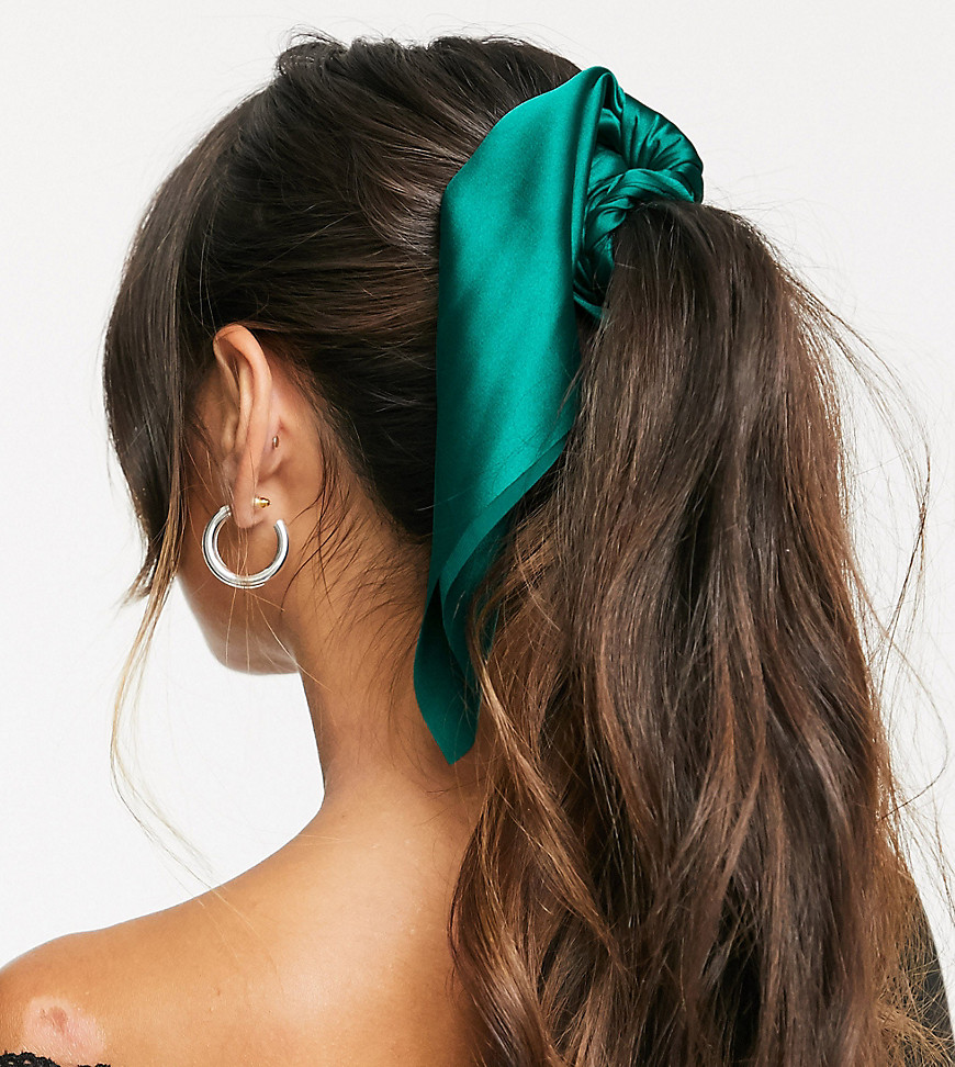 фото Эксклюзивная резинка для волос с бантом designb london-зеленый