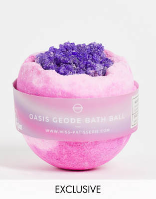 Ванная и душ Эксклюзивная шипучка для ванны Miss Patisserie Oasis Geode-Бесцветный