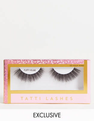 фото Эксклюзивные накладные ресницы tatti lashes x asos exclusive fluffy volume false lashes-бесцветный