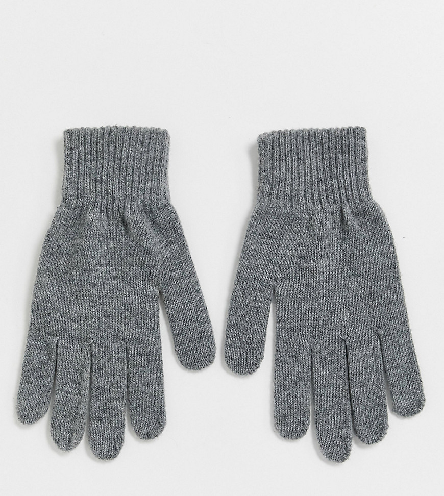 фото Эксклюзивные трикотажные перчатки серого цвета my accessories london-серый