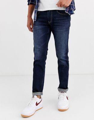 фото Эластичные джинсы скинни replay-бесцветный