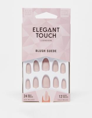 Elegant Touch Elegant Touch Blush Suede False Nails-Neutral