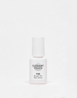 Elegant Touch Brush On Nail Glue - Pink  - ASOS Price Checker