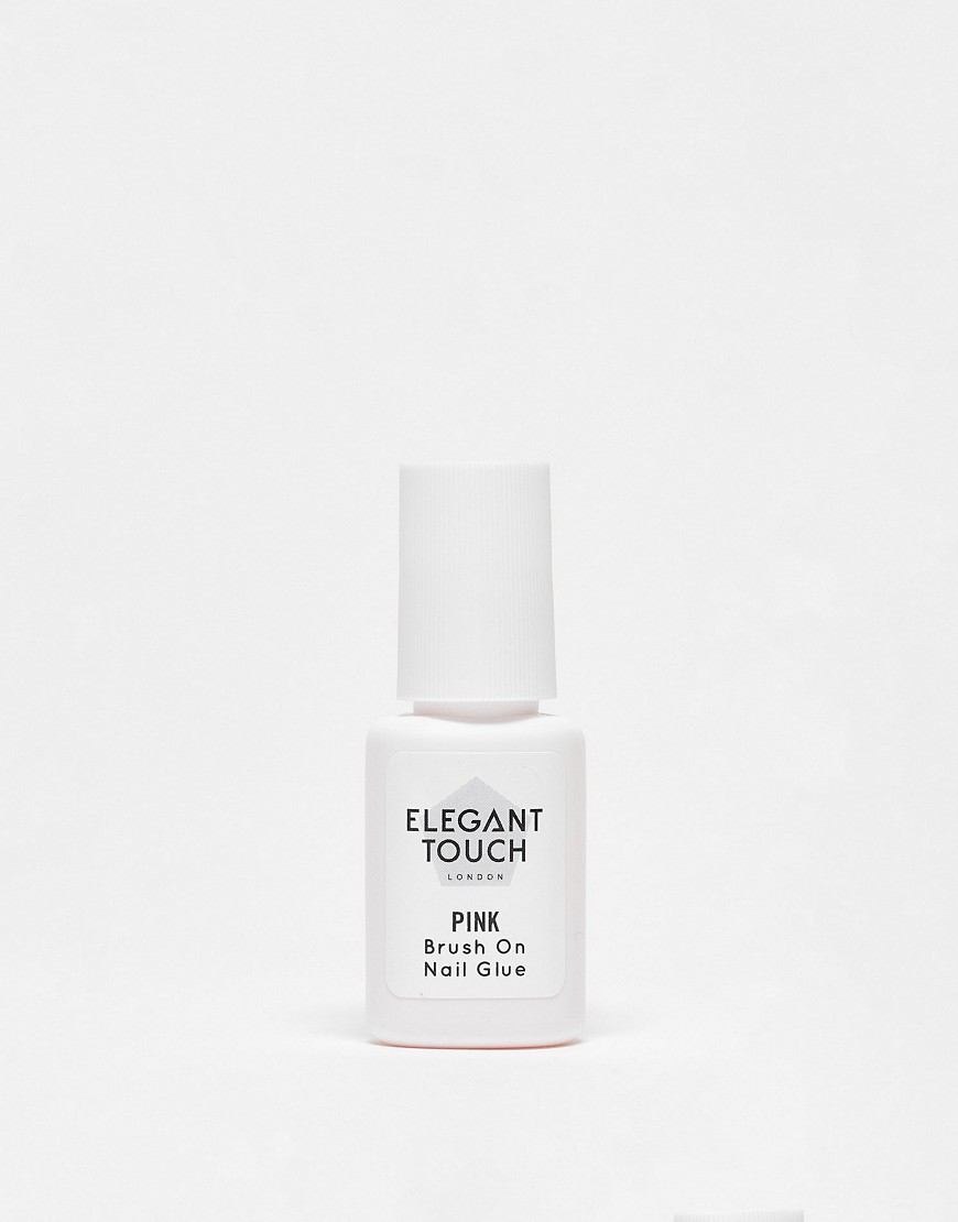Elegant Touch Brush On Nail Glue - Pink