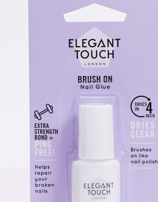 Elegant Touch Brush on Nail Glue 6ml, Make Up