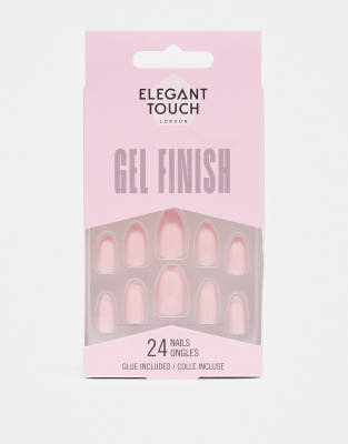 Elegant Touch False Nails - Gel Finish Cotton Candy-Pink