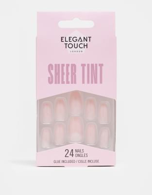 Elegant Touch False Nails - Sheer Tint Ballerina Pink