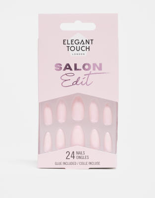 24 Faux Ongles Bare Elegant Touch London - Avec Colle - Neufs Sous Blister