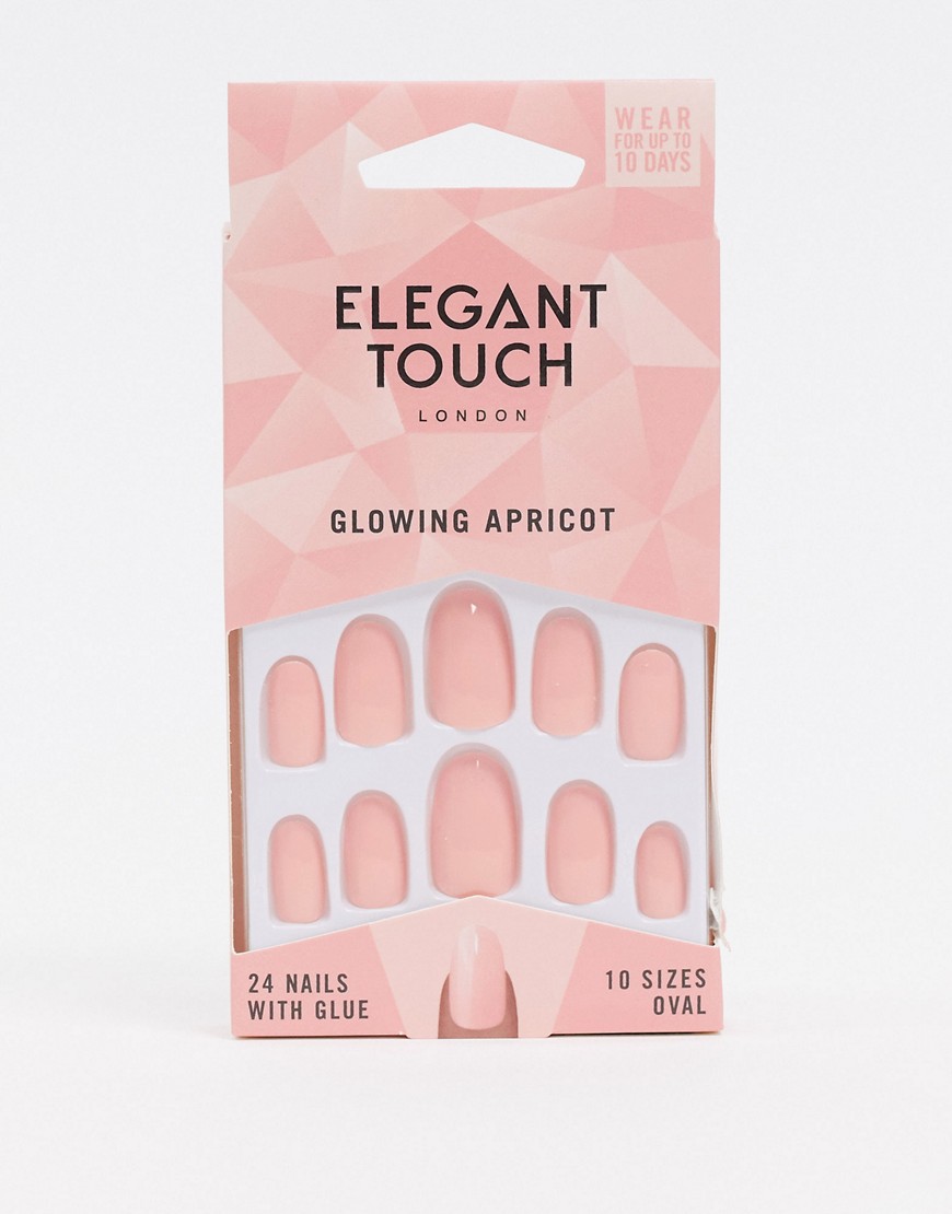 Elegant Touch - Glowing Apricot - Kunstnagels-Roze