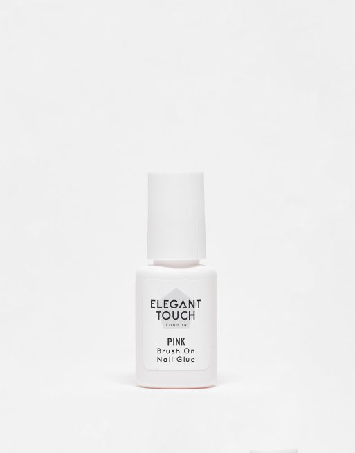 Elegant Touch – Klej do paznokci z pędzelkiem - Pink 