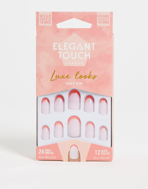 Elegant Touch – Luxe Look Hot Tip – Sztuczne paznokcie 
