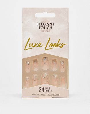 Elegant Touch Luxe Looks False Nails Champagne Truffle