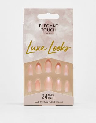 Elegant Touch Luxe Looks False Nails Creme Brulee