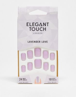Elegant Touch Luxe Looks False Nails - Lavendar Love-Purple