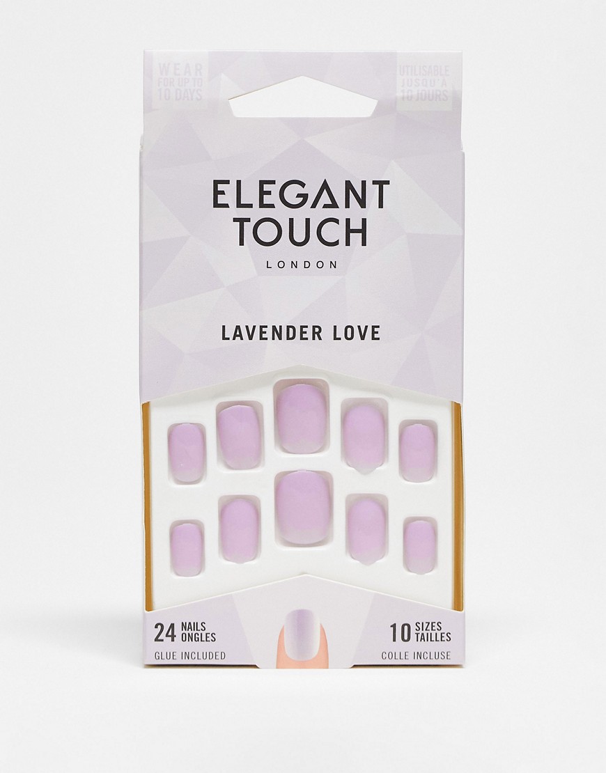 Elegant Touch Luxe Looks False Nails - Lavendar Love-Purple