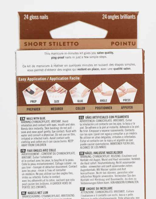 Elegant Touch– Luxe Looks False Nails – Lösnaglar – Cinnamon Spice, 4 av 4