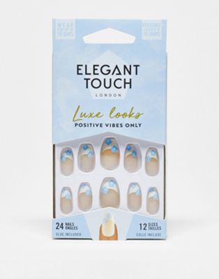 Elegant Touch Luxe Looks False Nails - Positive Vibes Only