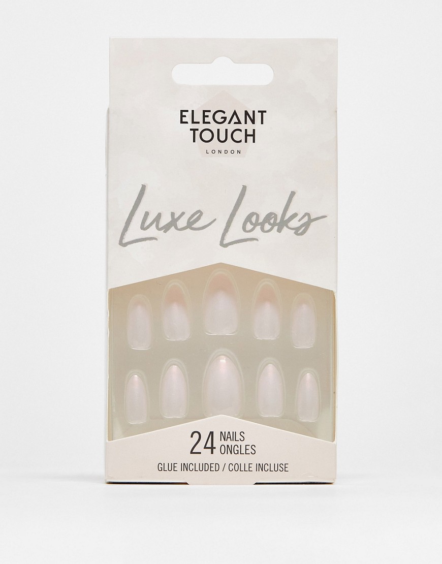 Elegant Touch Luxe Looks False Nails Sugar Glaze-Pink