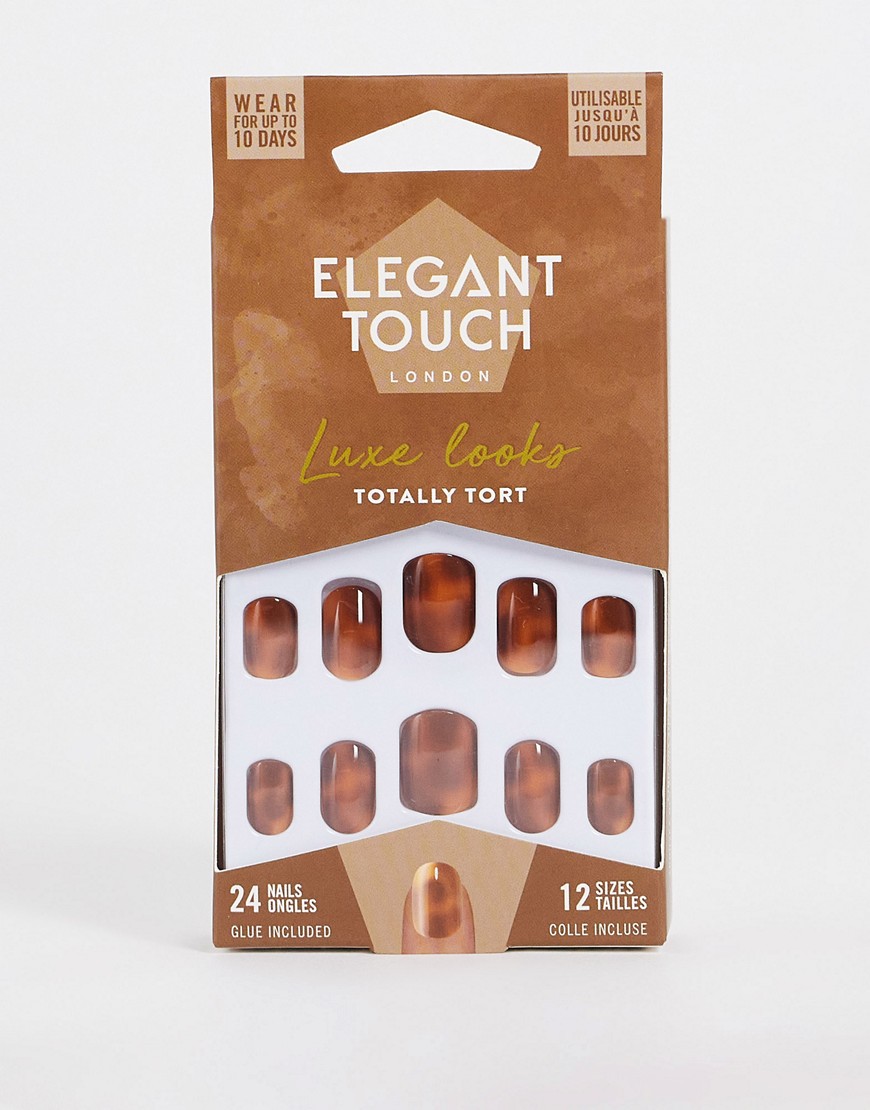 Elegant Touch Luxe Looks False Nails - Totally Tort-Multi