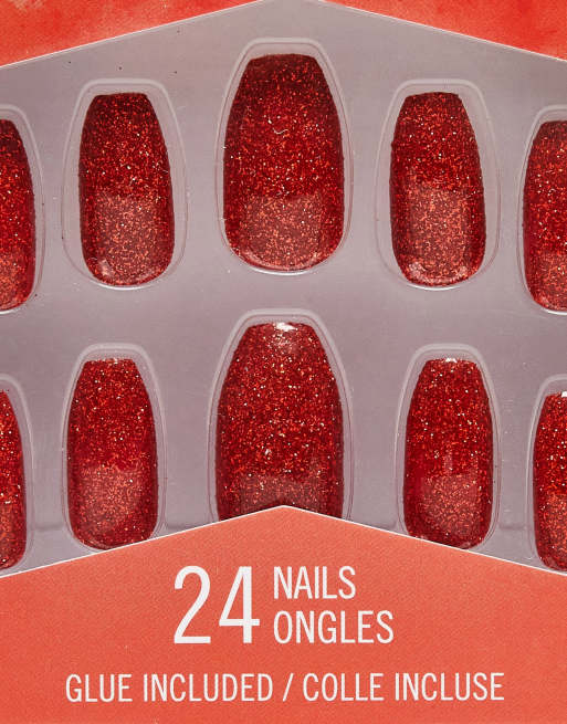 Elegant Touch - Luxe Looks - Faux-ongles - Red Velvet, 4 de 4