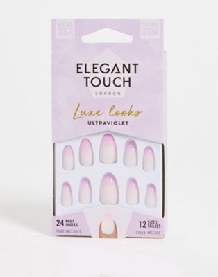 Elegant Touch Luxe Looks Ultra Violet False Nails
