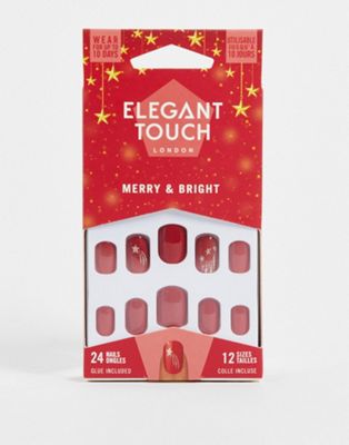 Elegant Touch Merry and Bright False Nails