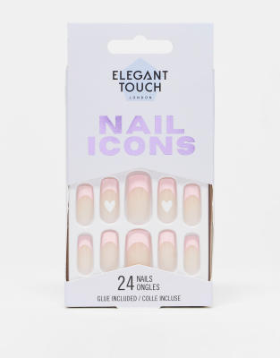 Elegant Touch - Nail Icons - Künstliche Fingernägel - Heartbreaker-Bunt