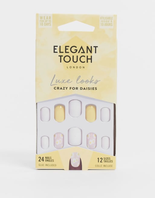 Elegant Touch-nepnagels in 'Crazy for Daisies'