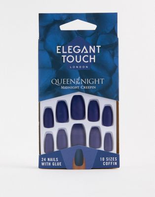 Elegant Touch – Queen of the Night – Lösnaglar – Phone Line-Flerfärgad