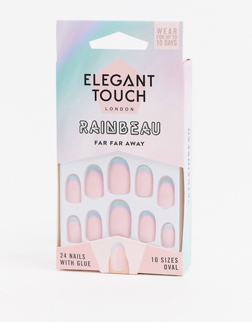Elegant Touch Rainbeau Far Far Away False Nails