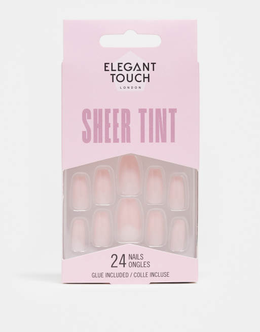 Elegant Touch – Sheer Tint – Sztuczne paznokcie w kolorze Ballerina Pink