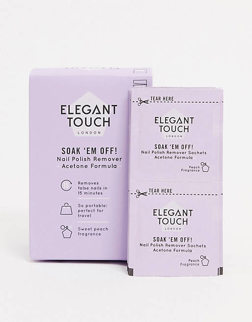 Elegant Touch Soak 'Em Off Gel Polish Remover Pads