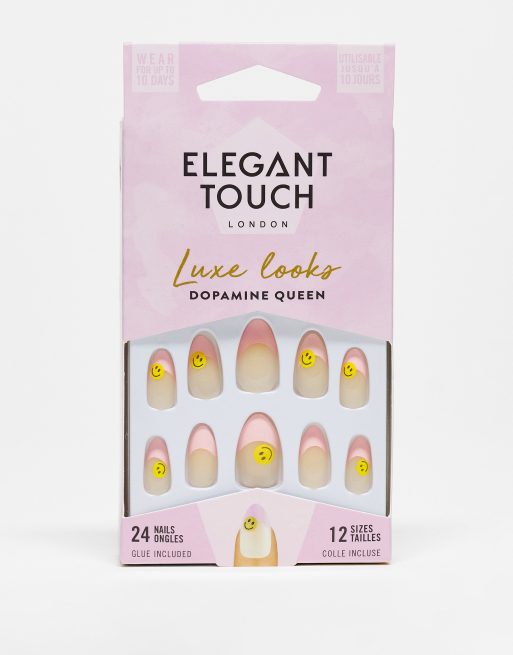 Elegant Touch – Sztuczne paznokcie – Dopamine – Tylko w ASOS