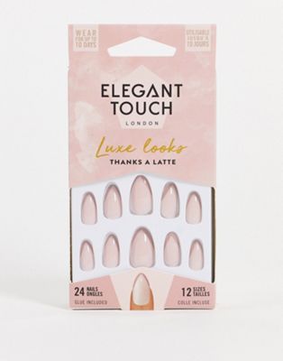 Elegant Touch Thanks a Latte False Nails - ASOS Price Checker