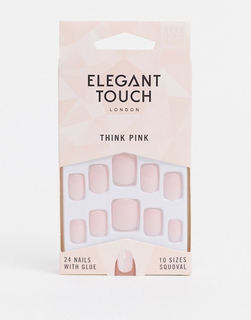 Elegant Touch Think Pink False Nails