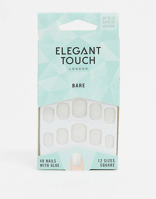 Elegant Touch Totally Bare Square False Nails