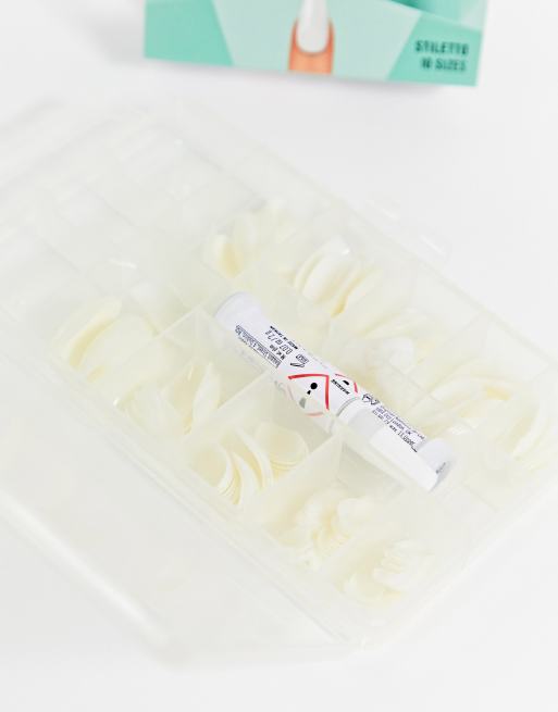 Elegant Touch Totally Bare Stiletto False Nails Kit, 2 of 4