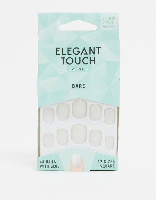 Elegant Touch – Totally Bare – Sztuczne paznokcie o kwadratowym kształcie