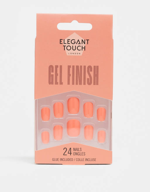 Elegant Touch - Unghie finte effetto gel color pompelmo