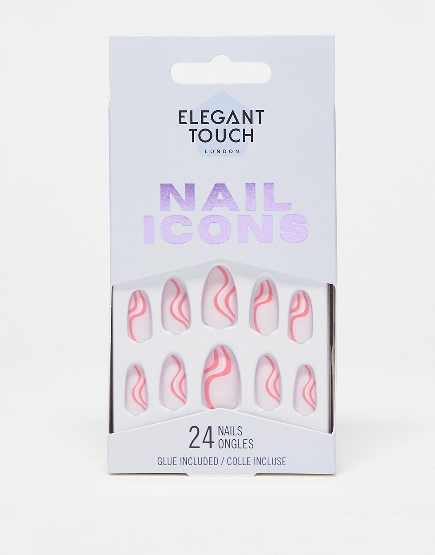 elegant touch - unghie finte nail icon - real one-multicolore