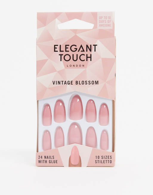 Elegant Touch – Vintage Blossom – Sztuczne paznokcie